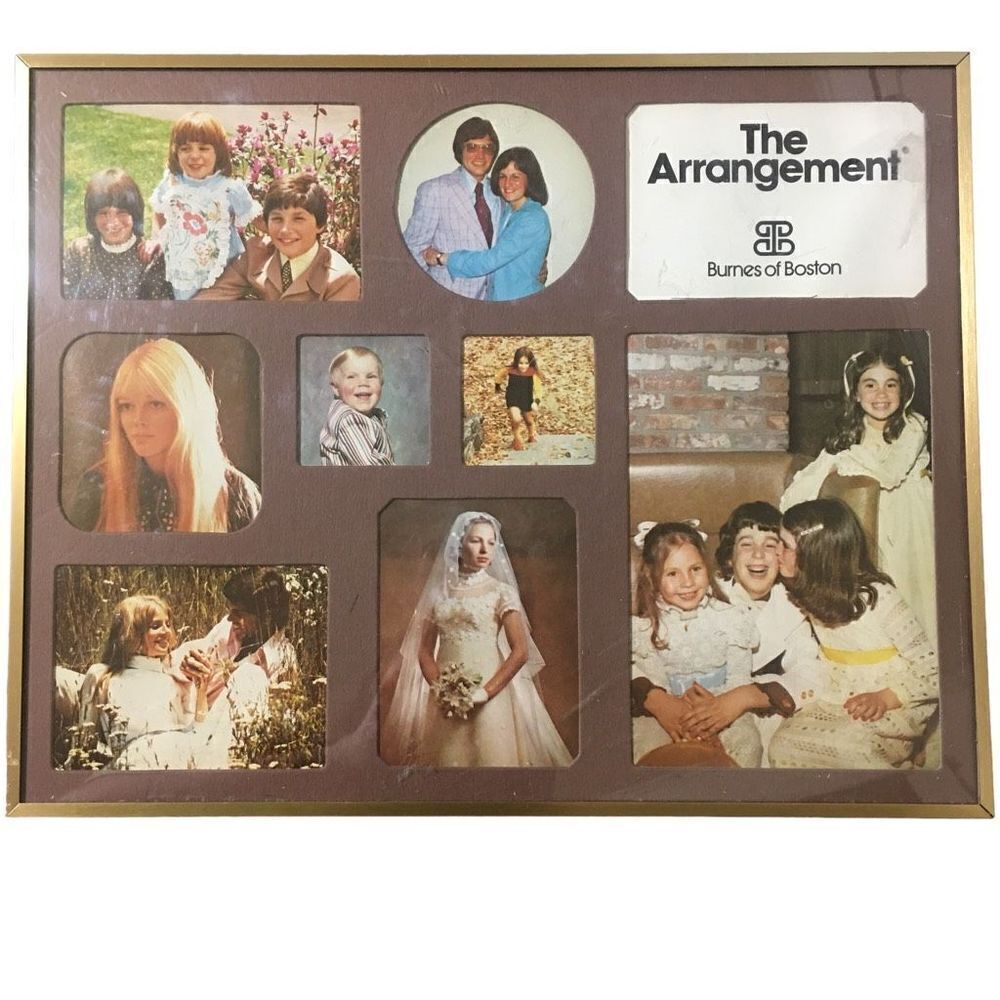 Vintage The Arrangement Photo Frame by Burns of Boston